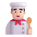 Light Skin Tone Male Chef Free Open-Source SVG Icon