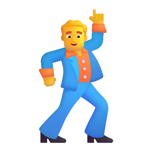 Dancing Man (Fluent) Free Open-Source SVG Icon (Fluent Emoji)