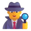 Detective Man (Fluent) Free Open-Source SVG Icon