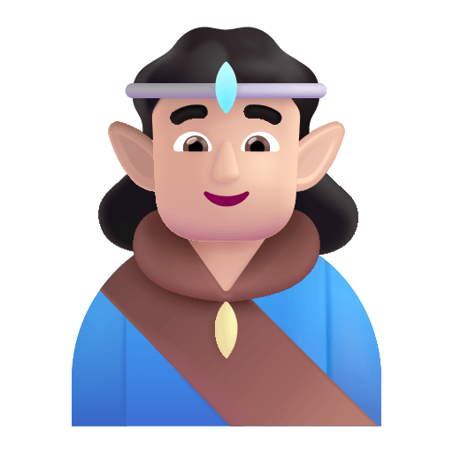 Light Elf Man (Fluent) Free Open-Source SVG Icon (Fluent Emoji)