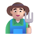 Light Farmer Man Free Open-Source SVG Icon