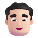 Man Emoji (Light) Free Open-Source SVG Icon