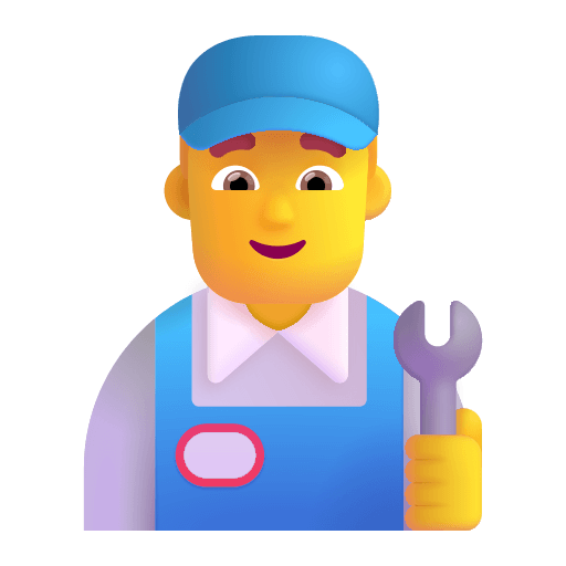 Mechanic Man Free Open-Source SVG Icon (Fluent Emoji)