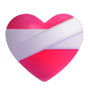 Mending Heart Symbol Free Open-Source SVG Icon