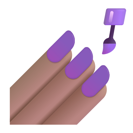 Medium Nail Polish (Fluent Emoji) Free Open-Source SVG Icon (Fluent Emoji)