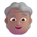 Medium Older Person (Fluent) Free Open-Source SVG Icon