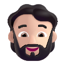 Light Beard Person Free Open-Source SVG Icon