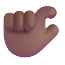 Medium Dark Pinching Hand Gesture (Fluent) Free Open-Source SVG Icon