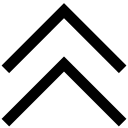 Double Chevron Up Arrow (12) Free Open-Source SVG Icon