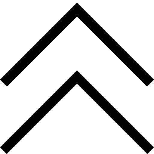 Double Chevron Up Arrow (Fluent) Free Open-Source SVG Icon (Fluent UI MDL2)