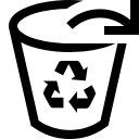 Empty Recycle Bin Free Open-Source SVG Icon