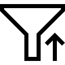 Ascending Filter Option Free Open-Source SVG Icon