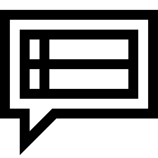 Discussion Forum Free Open-Source SVG Icon (Fluent UI MDL2)