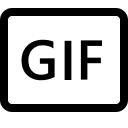 GIF Animation File Format Free Open-Source SVG Icon