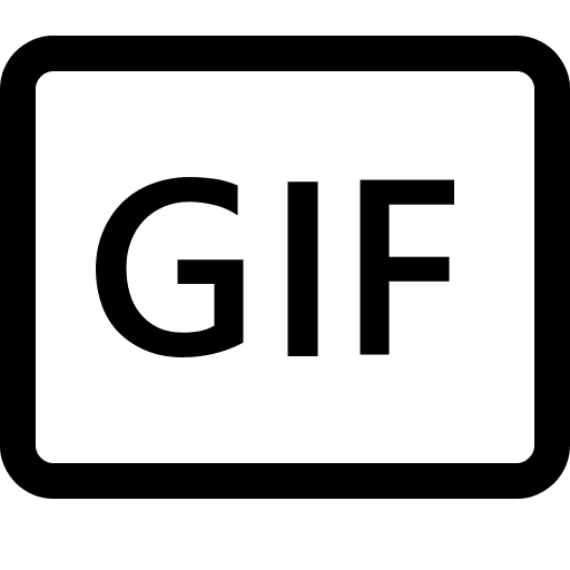 GIF Animation File Format Free Open-Source SVG Icon (Fluent UI MDL2)