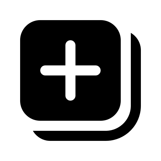 Multiple Square Additions (Filled) Free Open-Source SVG Icon (Fluent UI System Icons)