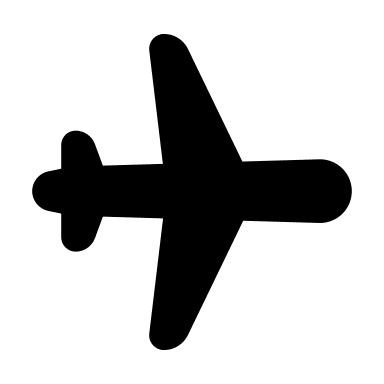 Airplane (Filled) Free Open-Source SVG Icon (Fluent UI System Icons)