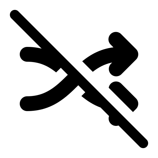 Arrow Shuffle Off (Filled) Free Open-Source SVG Icon (Fluent UI System Icons)