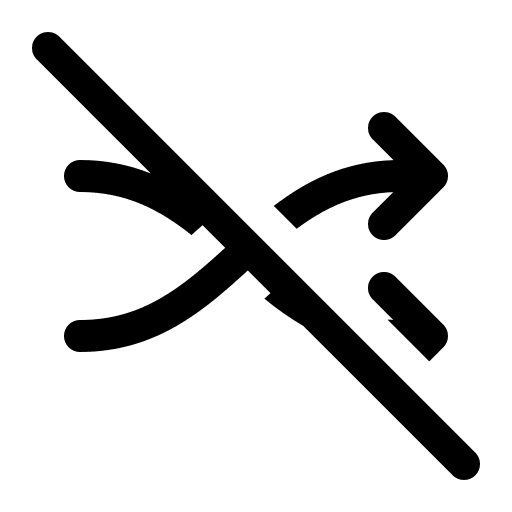 Regular Shuffle Arrow Off (16) Free Open-Source SVG Icon (Fluent UI System Icons)