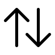 Regular 28-Point Arrow Sort Free Open-Source SVG Icon