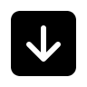 Downward Arrow in Square (Filled) Free Open-Source SVG Icon