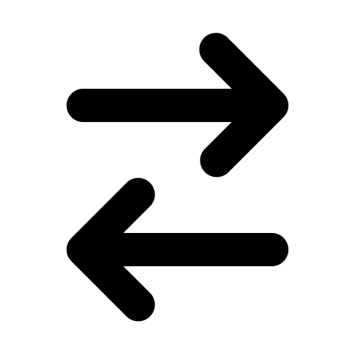Arrow Swap 16 (Filled) Free Open-Source SVG Icon (Fluent UI System Icons)