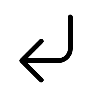 Downward Left Turn Arrow (Regular) Free Open-Source SVG Icon (Fluent UI System Icons)