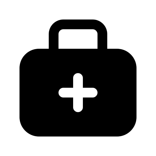 Medical Briefcase (Filled) Free Open-Source SVG Icon (Fluent UI System Icons)