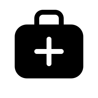 Medical Briefcase (Filled) Free Open-Source SVG Icon (Fluent UI System Icons)