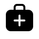 Medical Briefcase (Filled) Free Open-Source SVG Icon