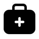 Medical Briefcase (Filled) Free Open-Source SVG Icon