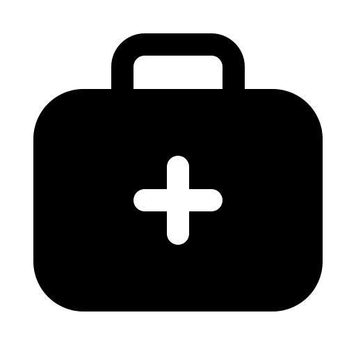 Medical Briefcase (Filled) Free Open-Source SVG Icon (Fluent UI System Icons)