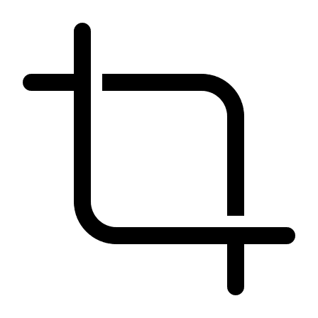Crop Tool (Regular) Free Open-Source SVG Icon (Fluent UI System Icons)