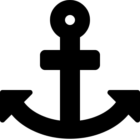 Anchor Symbol Free Open-Source SVG Icon (Font Awesome 4)