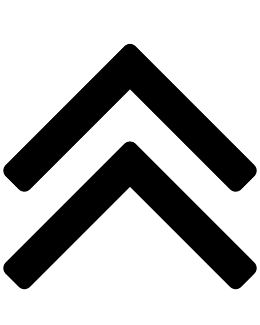 Double Angle Up Arrow (Font Awesome 4) Free Open-Source SVG Icon (Font Awesome 4)