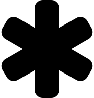 Asterisk Symbol Free Open-Source SVG Icon