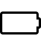 Battery Level 0 (Font Awesome 4) Free Open-Source SVG Icon