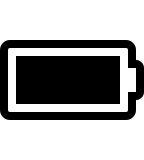 Battery Status Indicator Free Open-Source SVG Icon