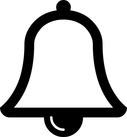 Outlined Bell Notification (Font Awesome 4) Free Open-Source SVG Icon (Font Awesome 4)