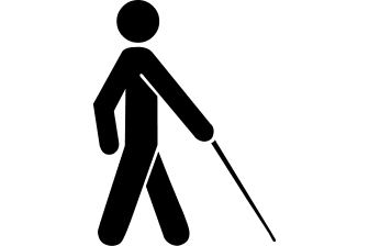 Blind Accessibility Symbol Free Open-Source SVG Icon (Font Awesome 4)