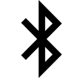 Bluetooth Symbol Free Open-Source SVG Icon