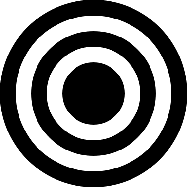 Bullseye Target Free Open-Source SVG Icon (Font Awesome 4)