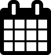 Calendar (Font Awesome 4) Free Open-Source SVG Icon