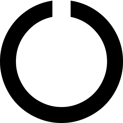 Circle Notch (Font Awesome 4) Free Open-Source SVG Icon (Font Awesome 4)