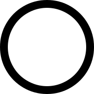 Thin Circle Shape (Font Awesome 4) Free Open-Source SVG Icon