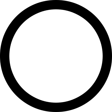 Thin Circle Shape (Font Awesome 4) Free Open-Source SVG Icon (Font Awesome 4)