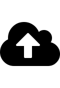 Cloud Upload (Font Awesome 4) Free Open-Source SVG Icon