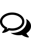 Open Comments (Outline) Free Open-Source SVG Icon