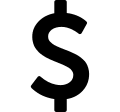 Dollar Currency Symbol Free Open-Source SVG Icon