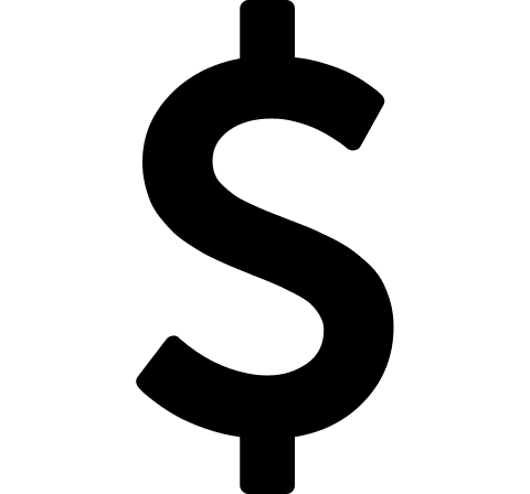 Dollar Currency Symbol Free Open-Source SVG Icon (Font Awesome 4)